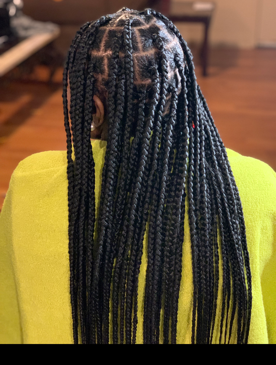 Large Knotless Braids - Adult