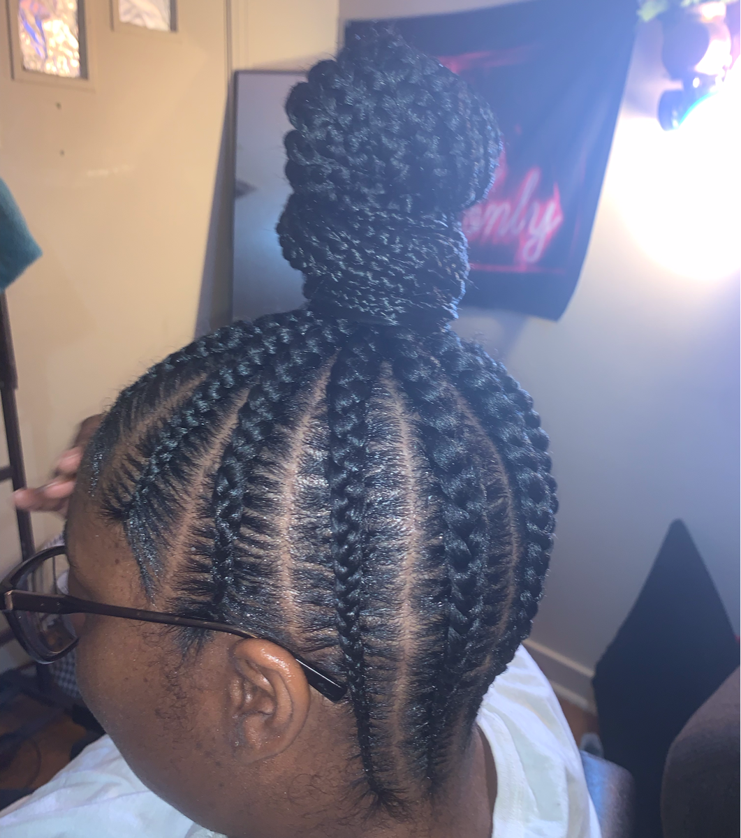 Feed-in ponytail - Adult- (Medium/Large)