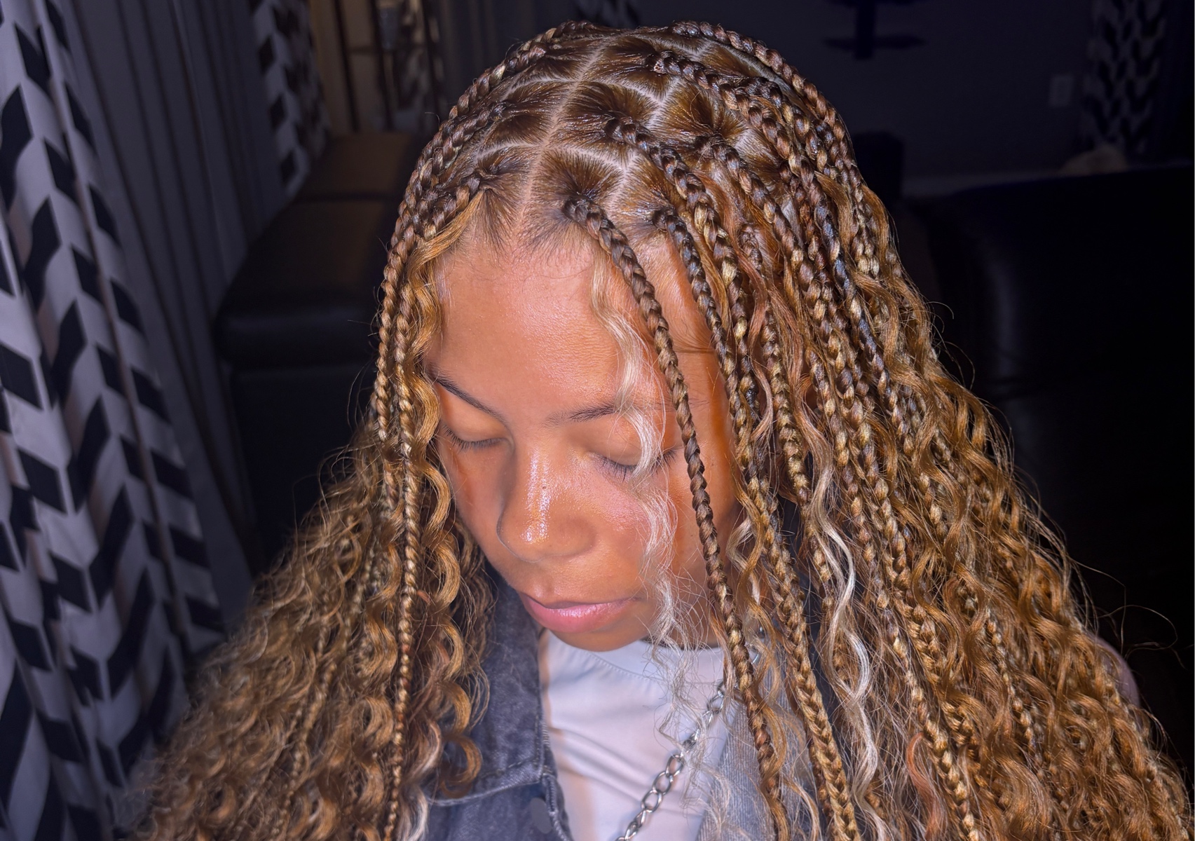 Small Knotless Braids