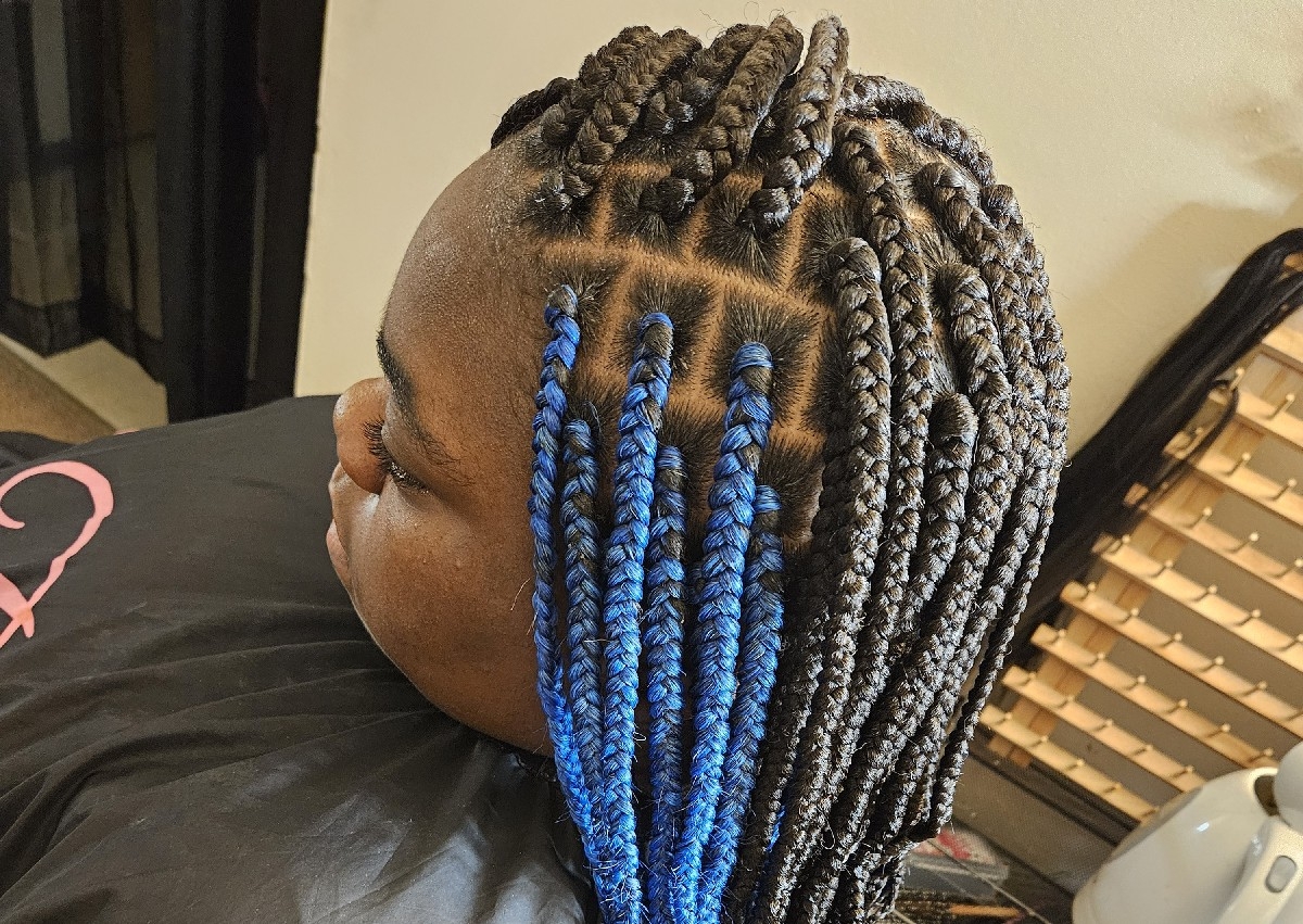 Medium Box Braids