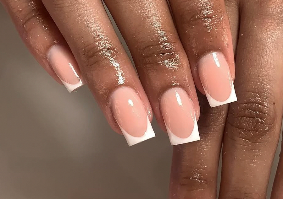Biab french tips 