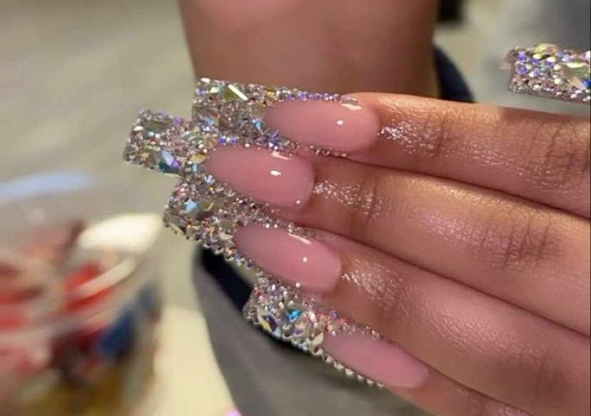 The blinged out full set 