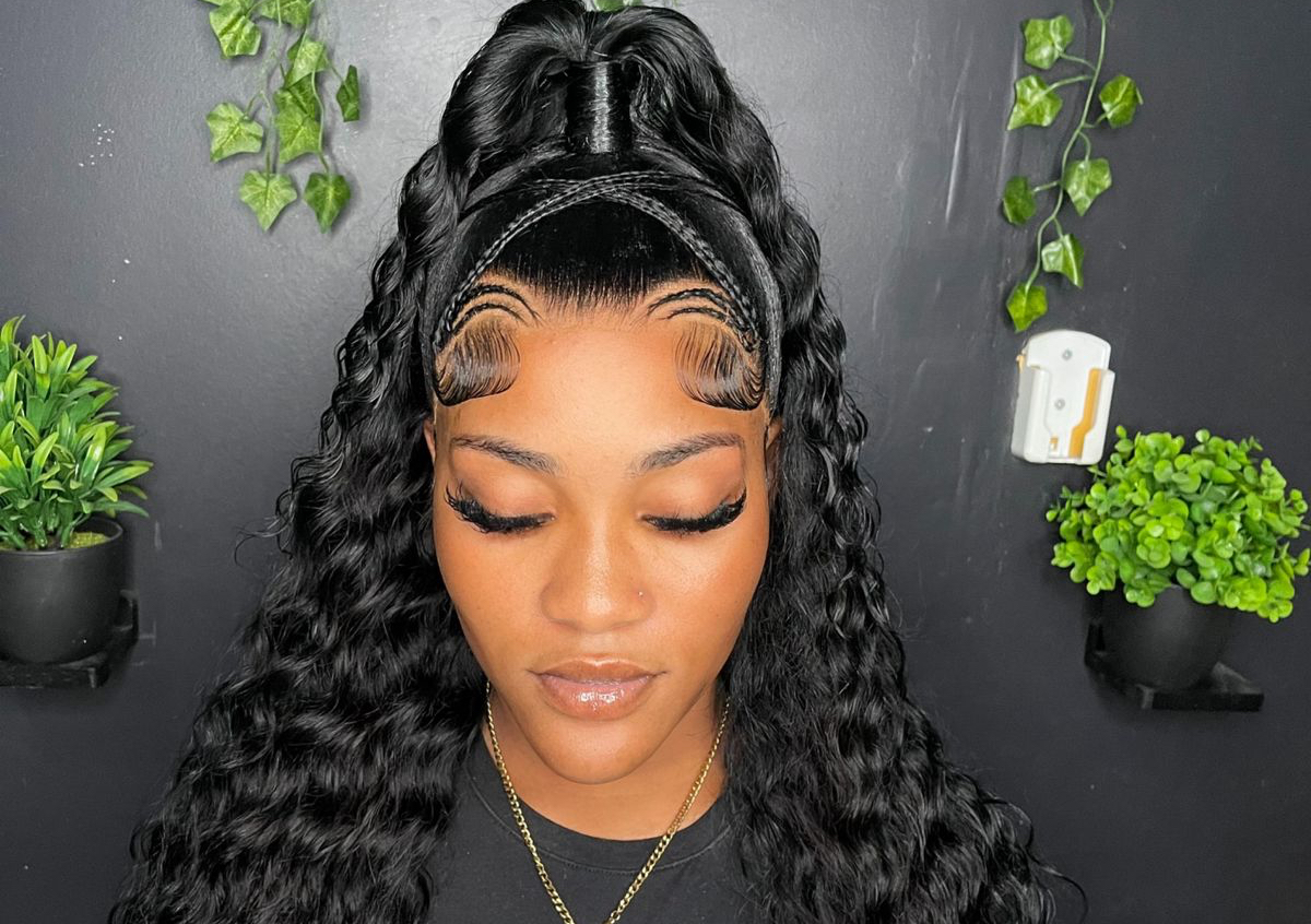 Frontal Wig Customize & Install with style, depending on the style you’re doing,please send us the style to confirm before booki
