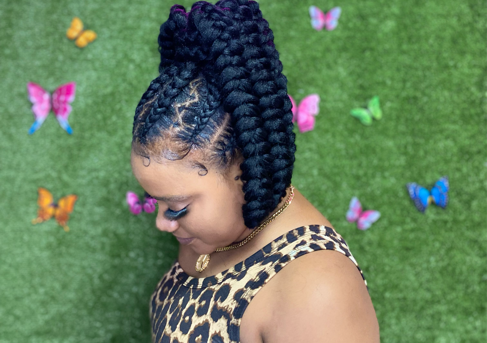 Butterfly Braid Updo