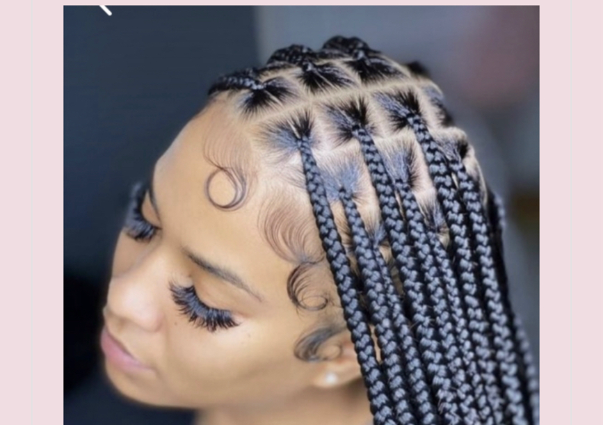 MEDUIM Knotless Waist Length