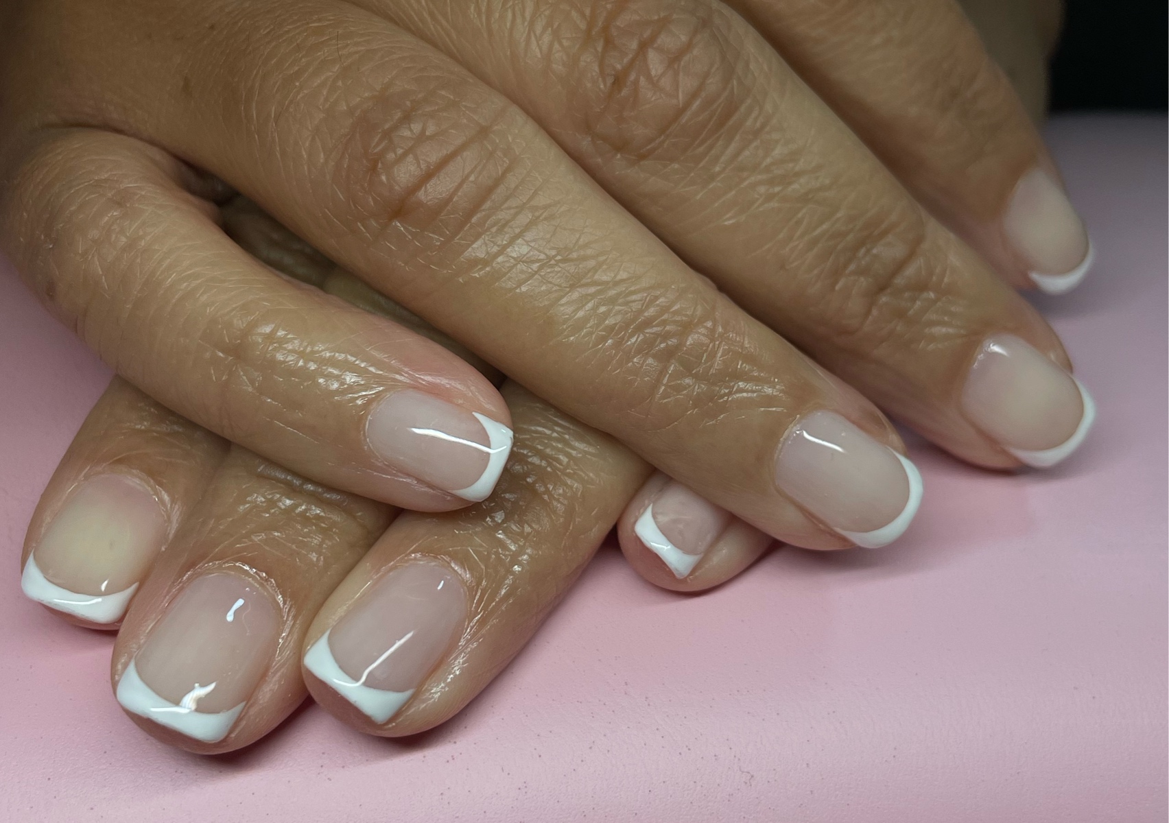 Gel manicure fill - with designs