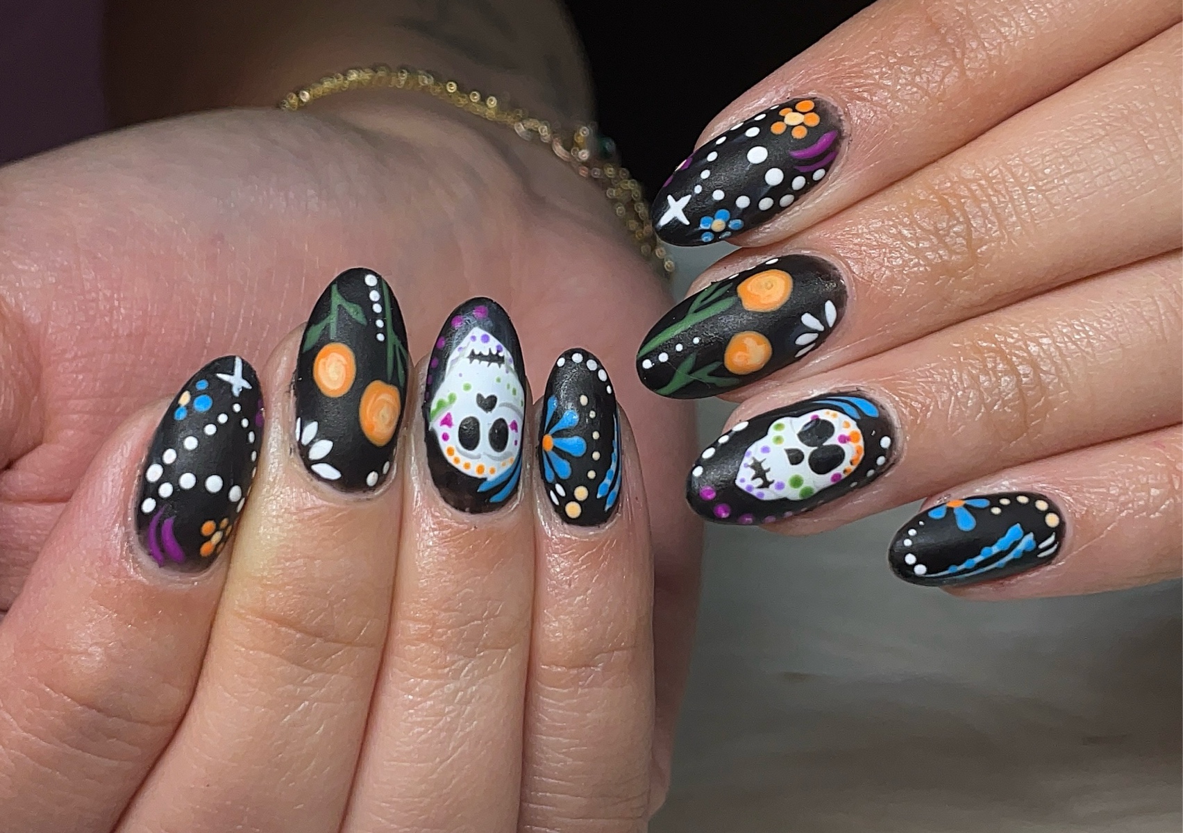 Structured gel - with designs