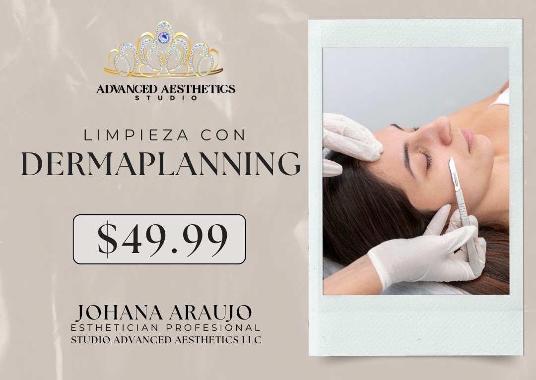 LUXURY - Limpieza de Cara con dermaplanning + depilación de cejas, bozo y nariz  