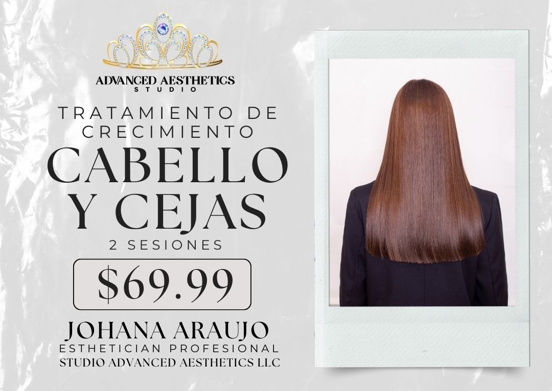 Tratamiento de Crecimiento de Cabello y Cejas | 2 Sesiones