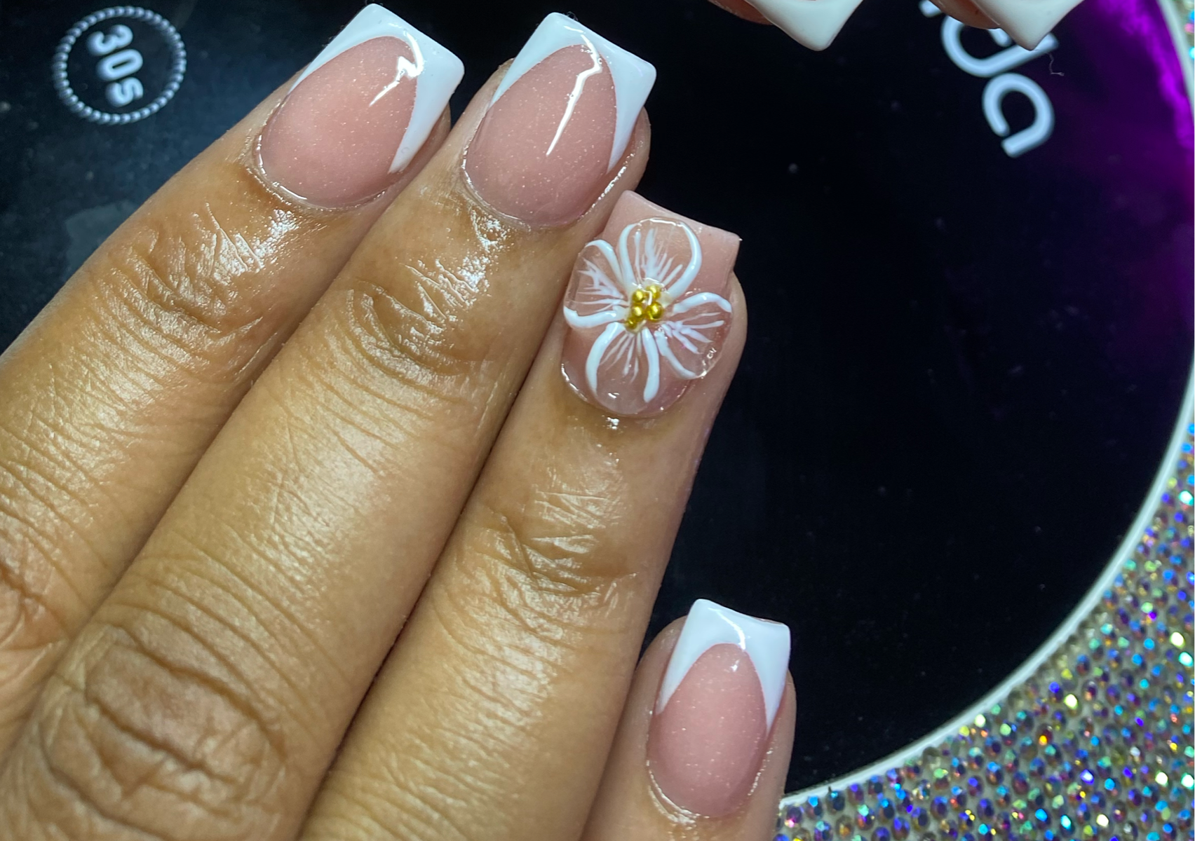 Acrylic Nail Wrap(OVERLAY)short & plain