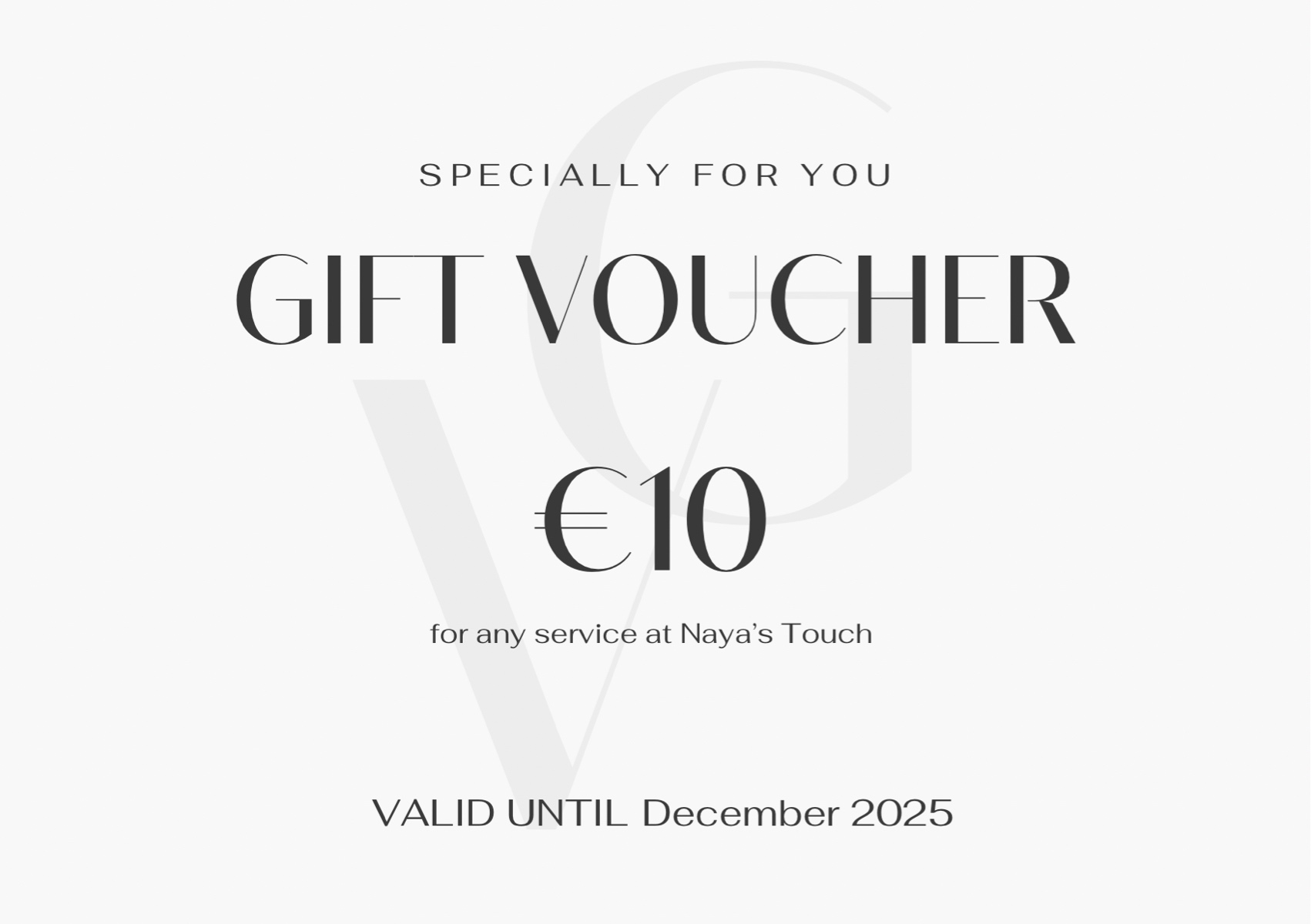 €10 Voucher