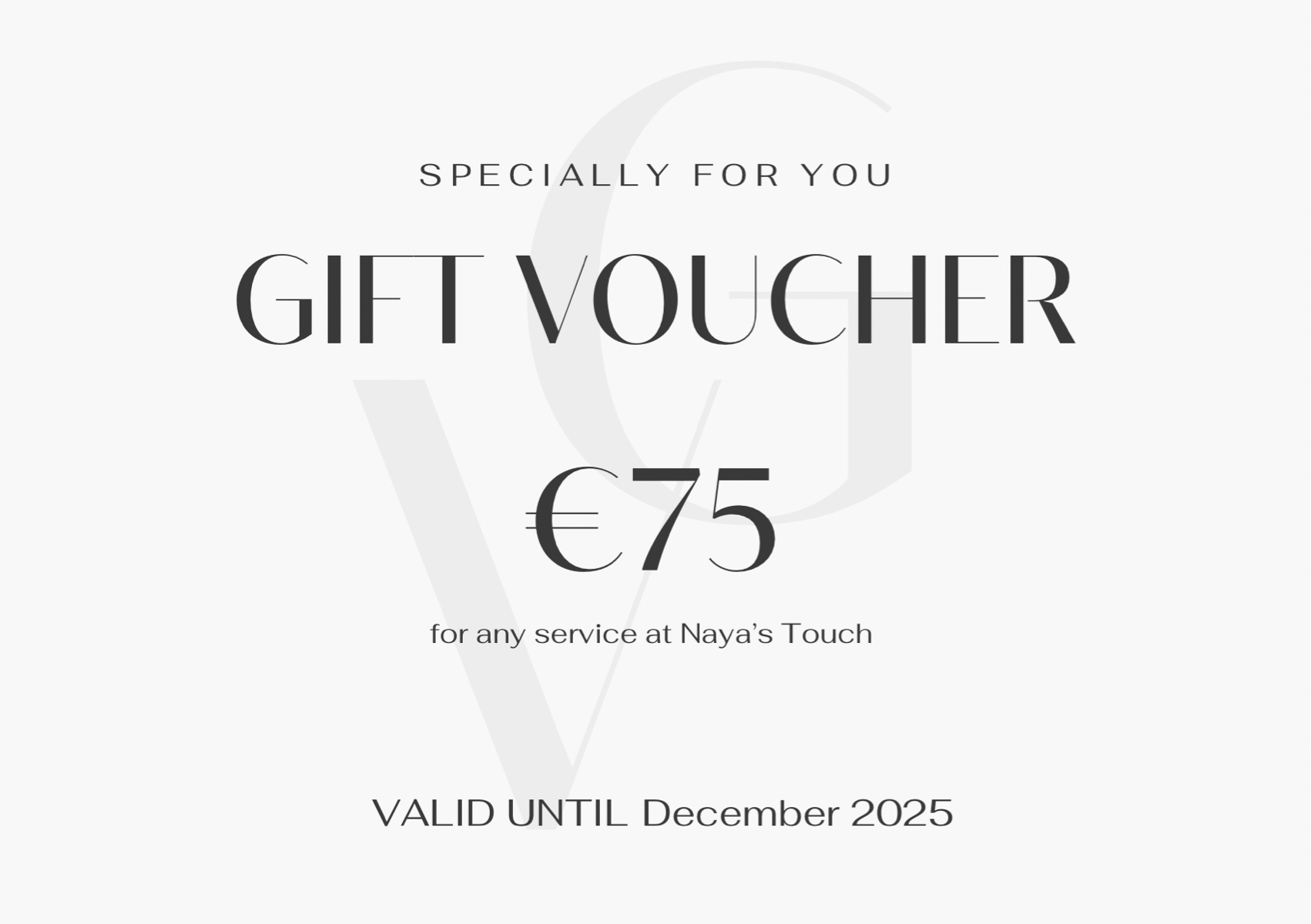 €75 voucher
