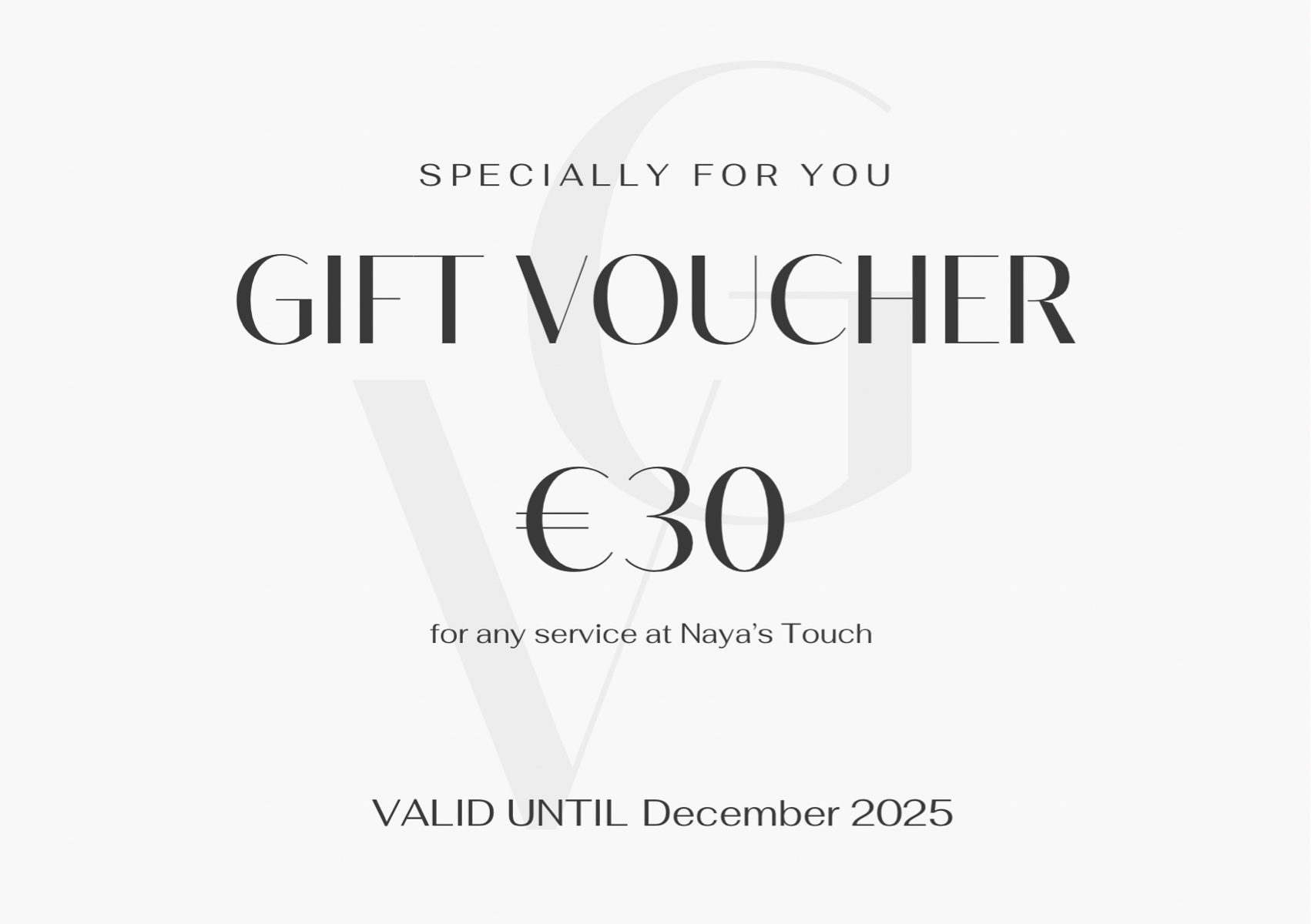 €30 voucher