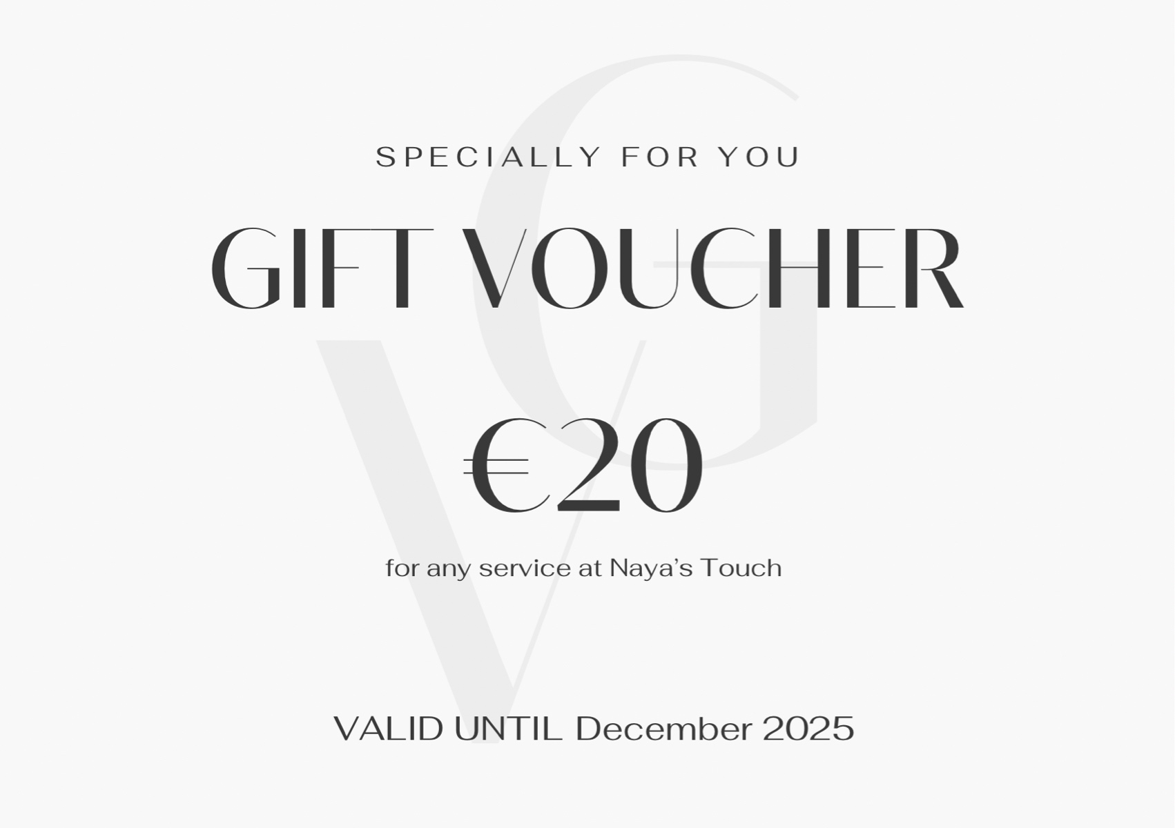 €20 voucher