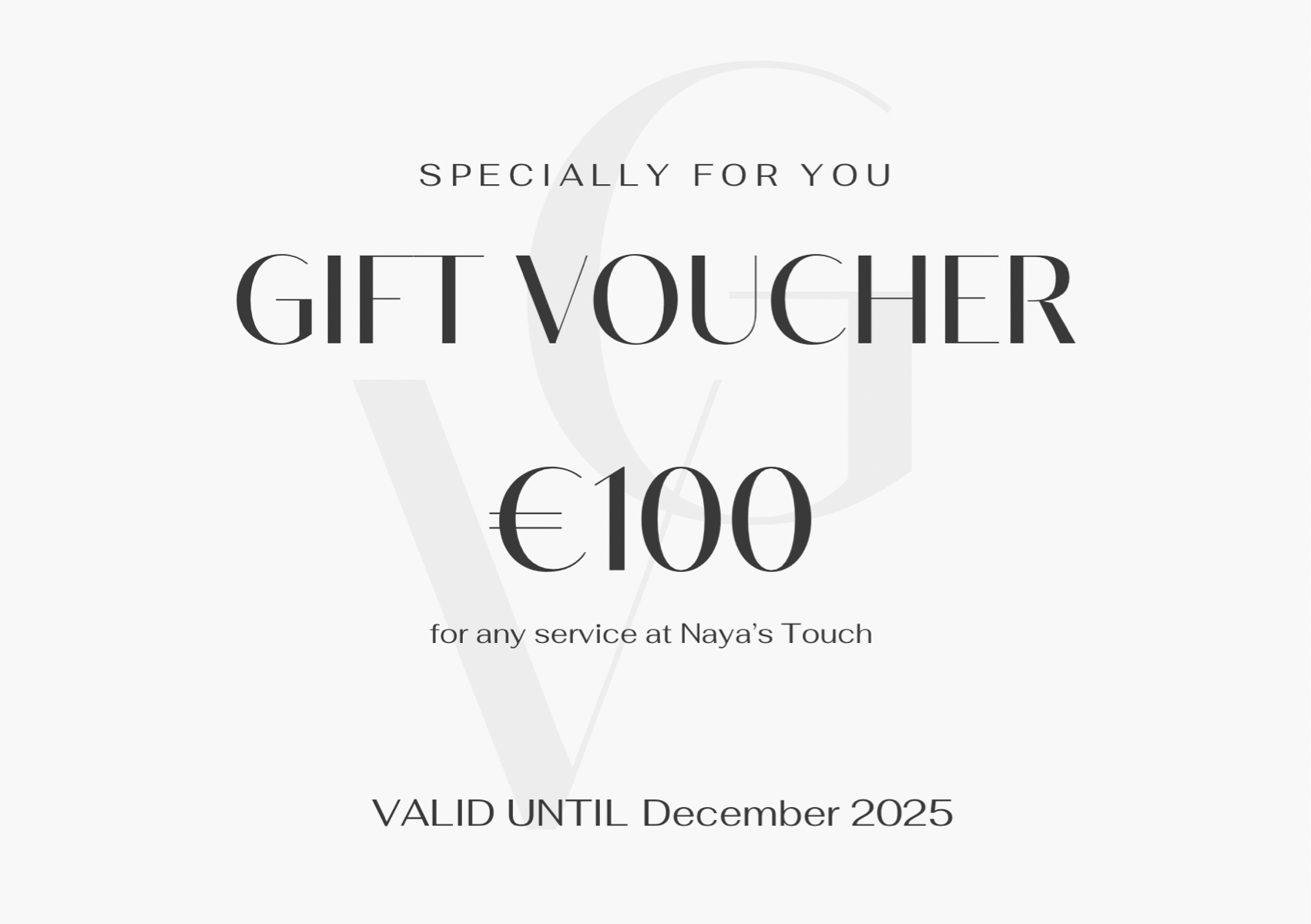 €100 voucher