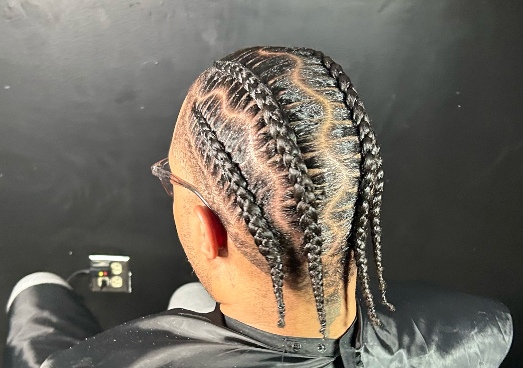 2-4 Straight Back Cornrows