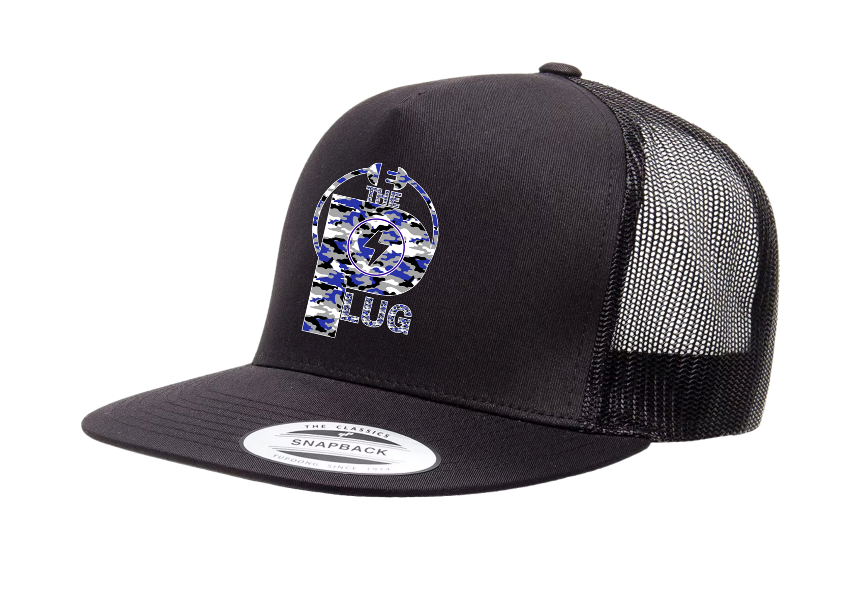 God is the plug Custom Hats