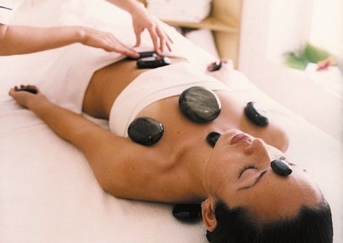 Full body hot stone