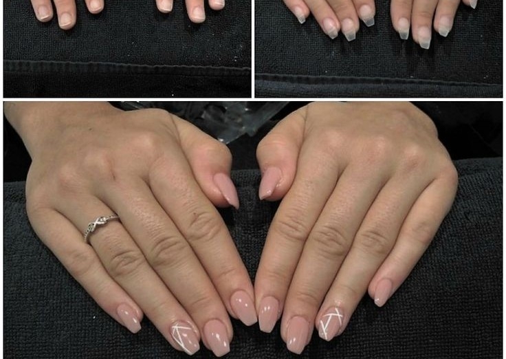 Stick on's with gel