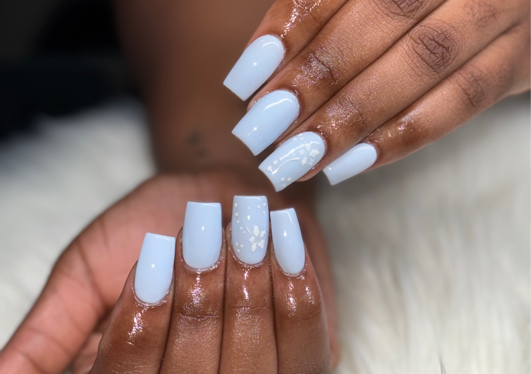 Short nails, 1 deisgn 