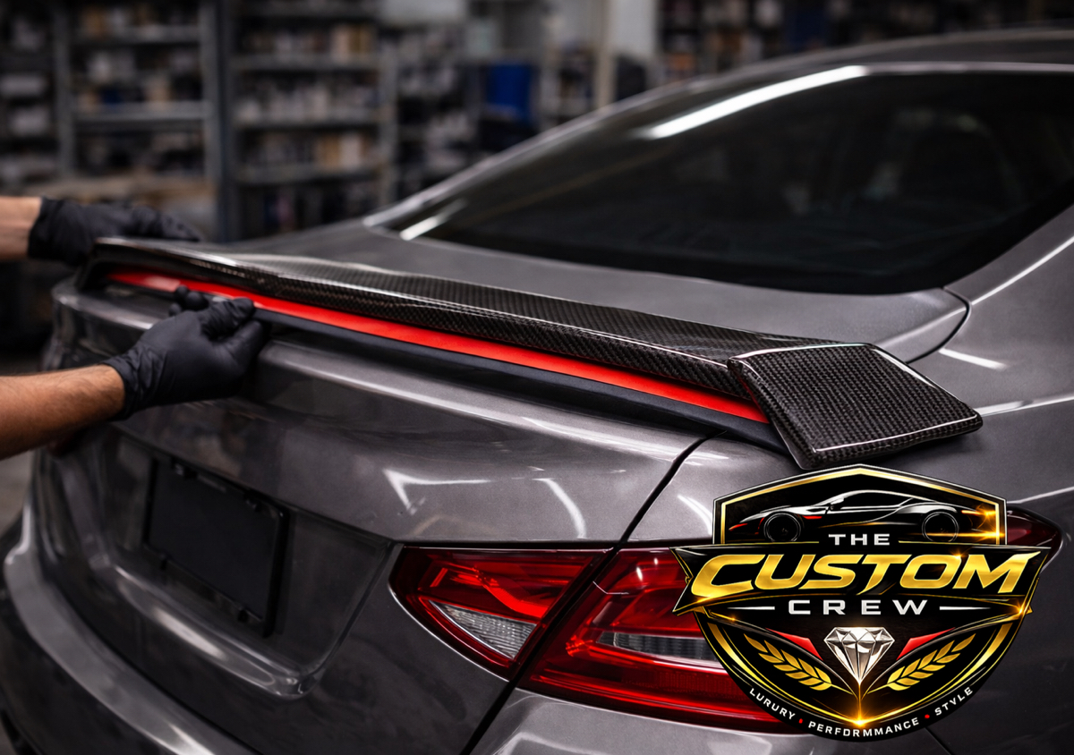 Doble Side Tape Spoiler Installation | Any Car