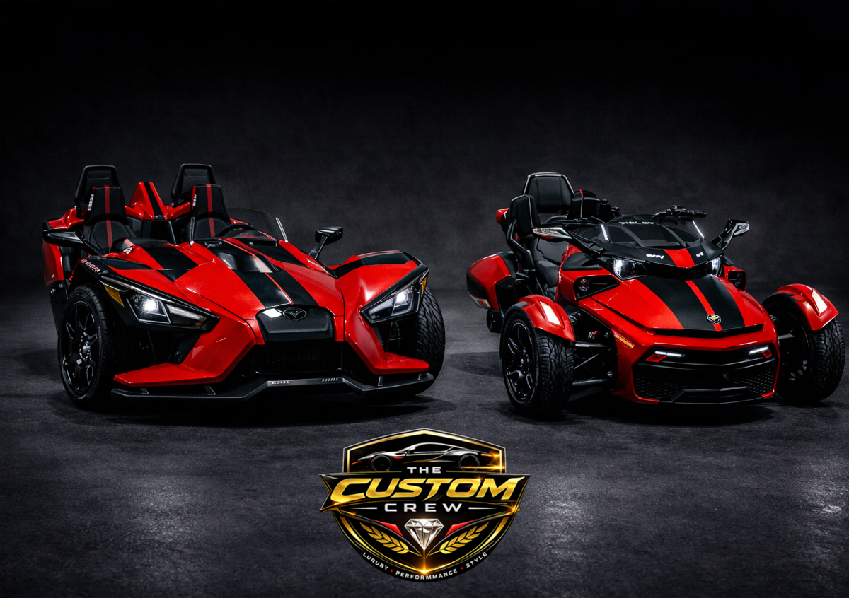 Racing Stripes |  Doble Line | Autocycle 3 Wheels 