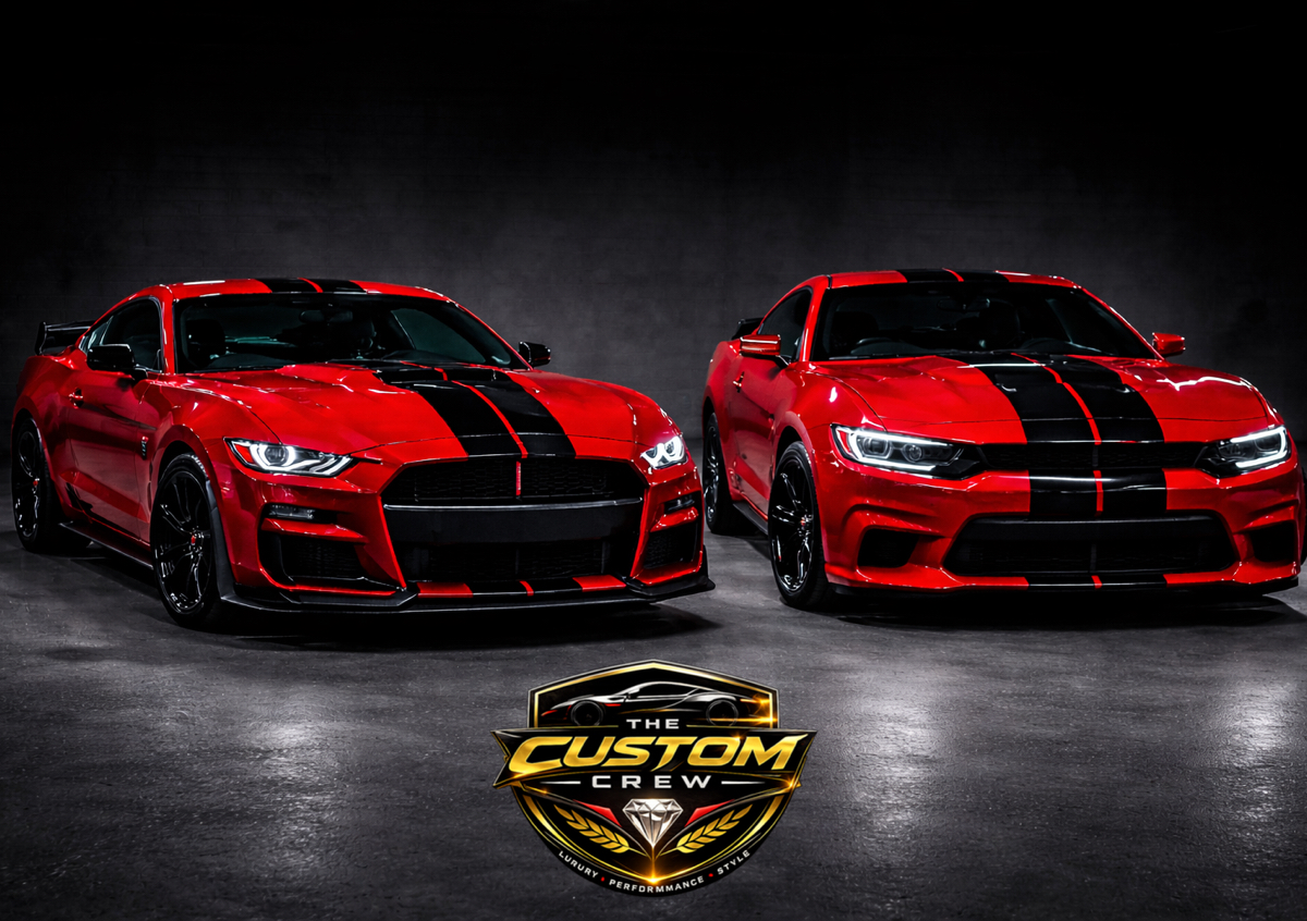Racing Stripes |  Doble Line | Coupe Or Sedan 