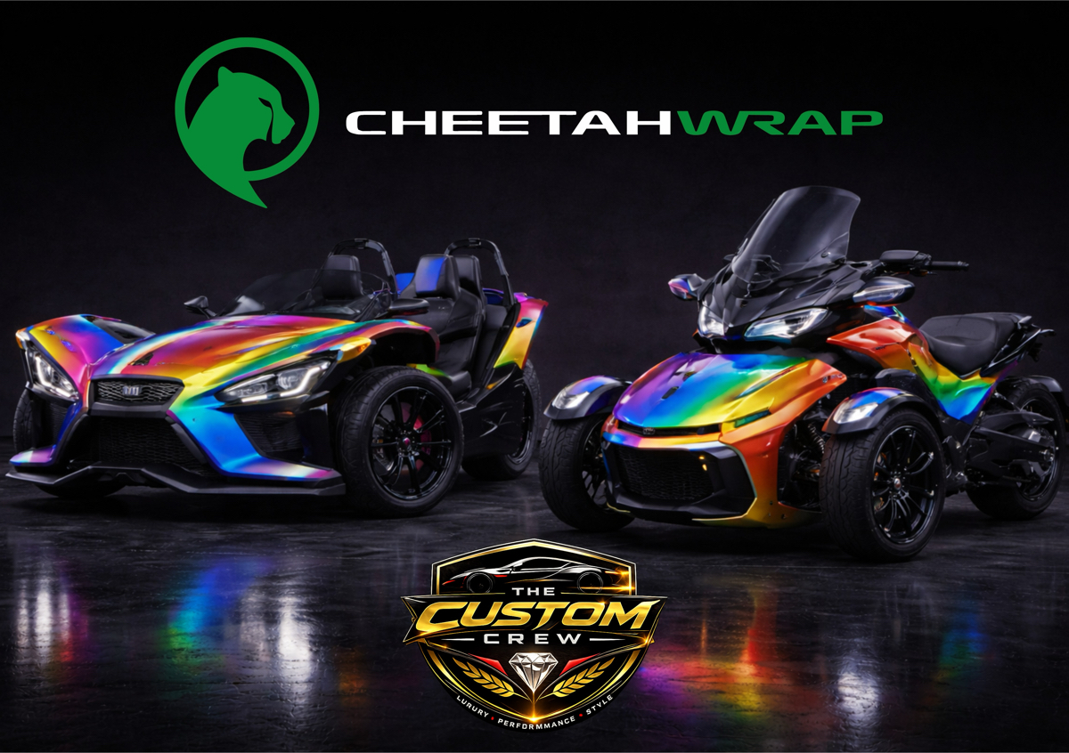 Full Wrap | Cheetahwrap | Autocycle 3 Wheel