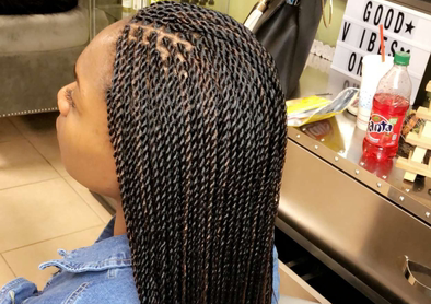 Small Twist (Mid back Length)