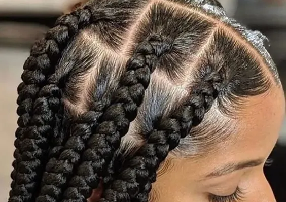 Jumbo BoxBraids (Waist Length)