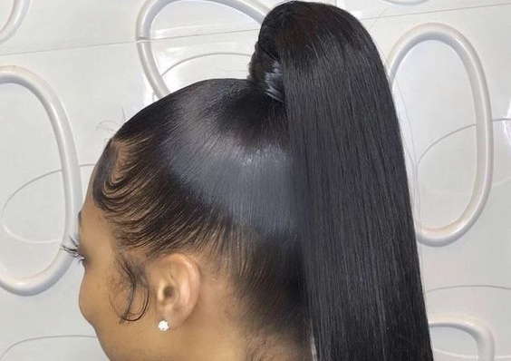 Ponytail With Braiding Hair 