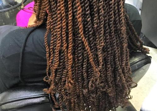 Kinky Twist medium ( Back Length)