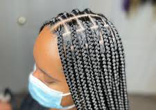 Medium Knot-less Braids back Length 