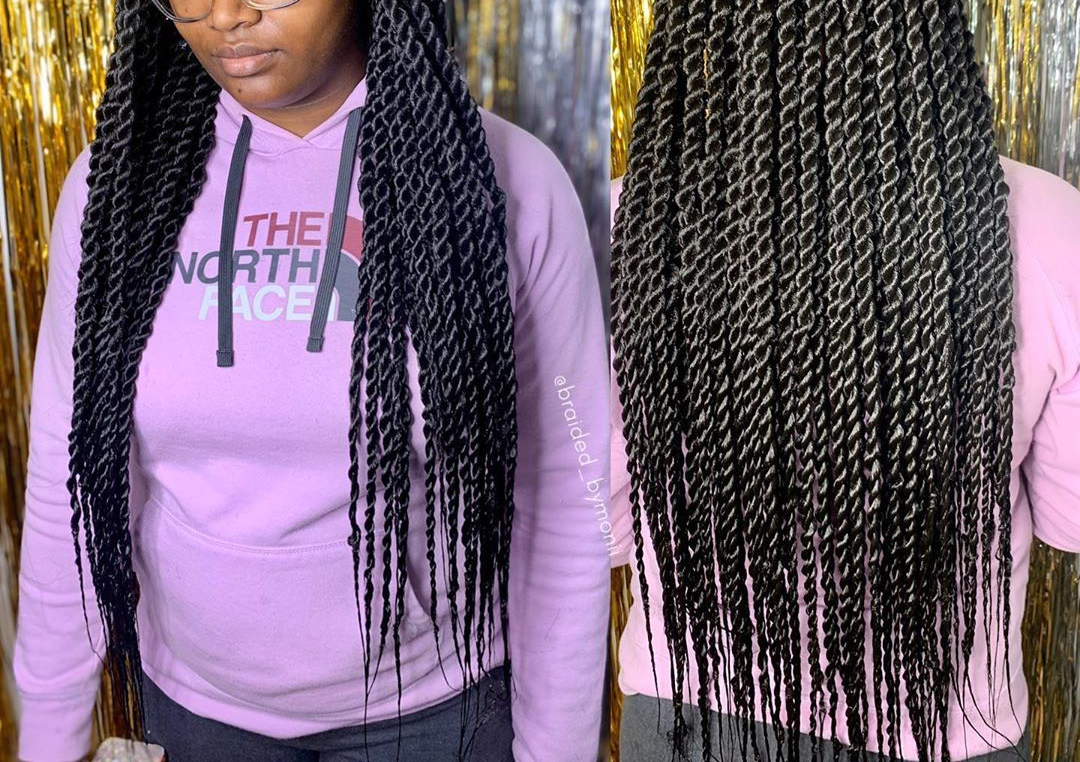 Medium Twist (Waist Length)