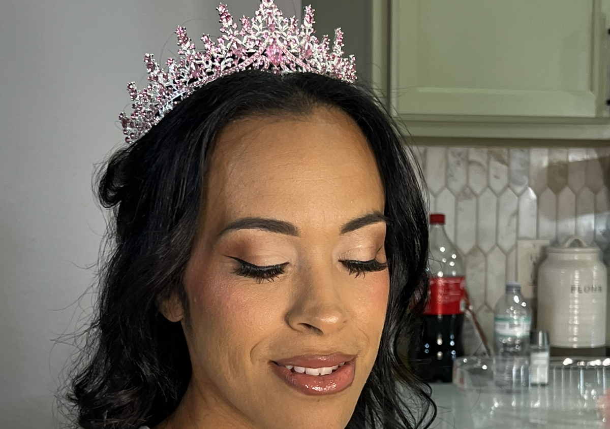 Bridal glam for bride 