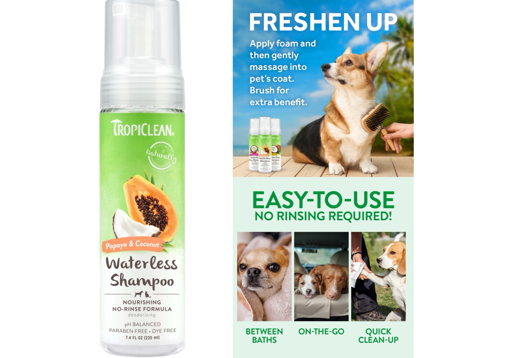 Papaya & Coconut Waterless Shampoo