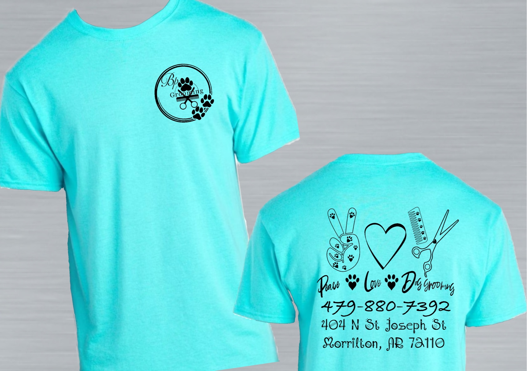 Peace Love Dog Grooming S-XL