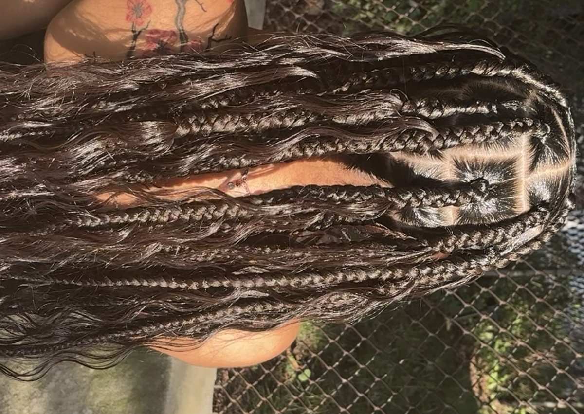 Large Boho knotless 