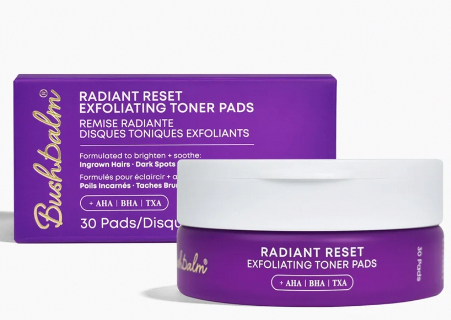 Bushbalm Radiant Reset Exfoliating Toner Pads