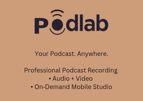 PODLAB POP-UP: 60 minutes Professional Podcast Audio & Video Recording  On‑Demand Mobile Studio