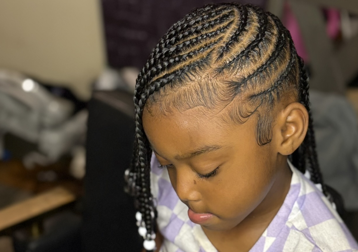 kids lemonade braids 