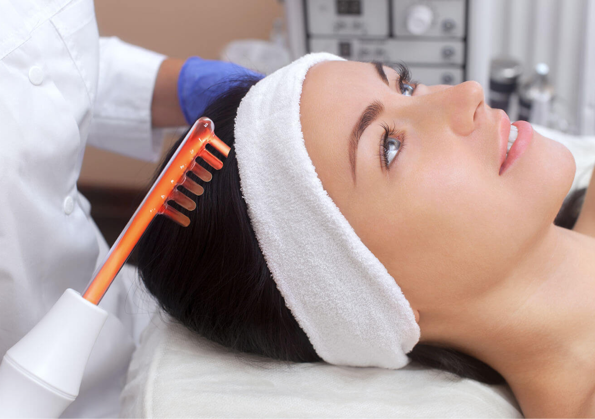 High-frequency scalp treatment ( Add on )