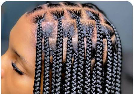 Medium Box Braids