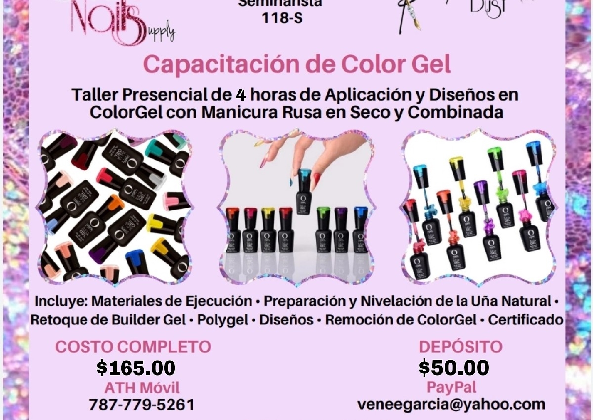 Clase Aplicacion y Diseño de Colorgel Organic Nail