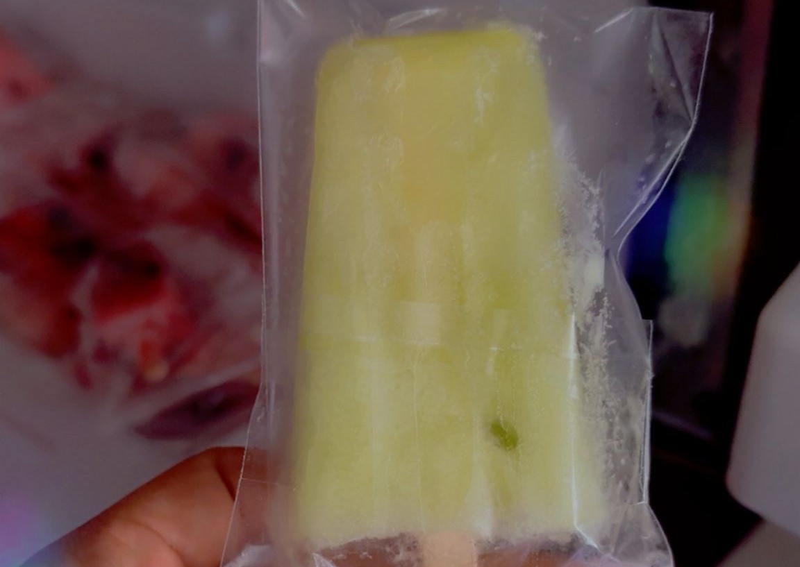 Pepino limón popsicle