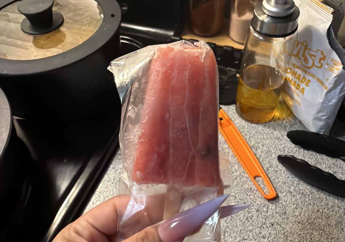 Watermelon popsicle