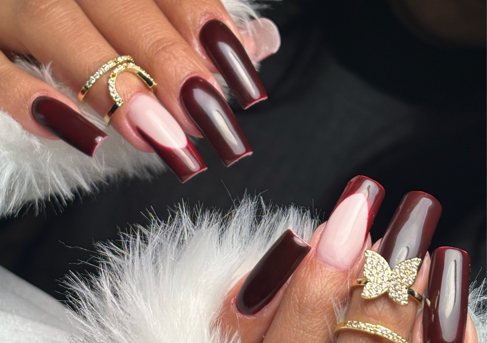 Uñas con builder gel largas 