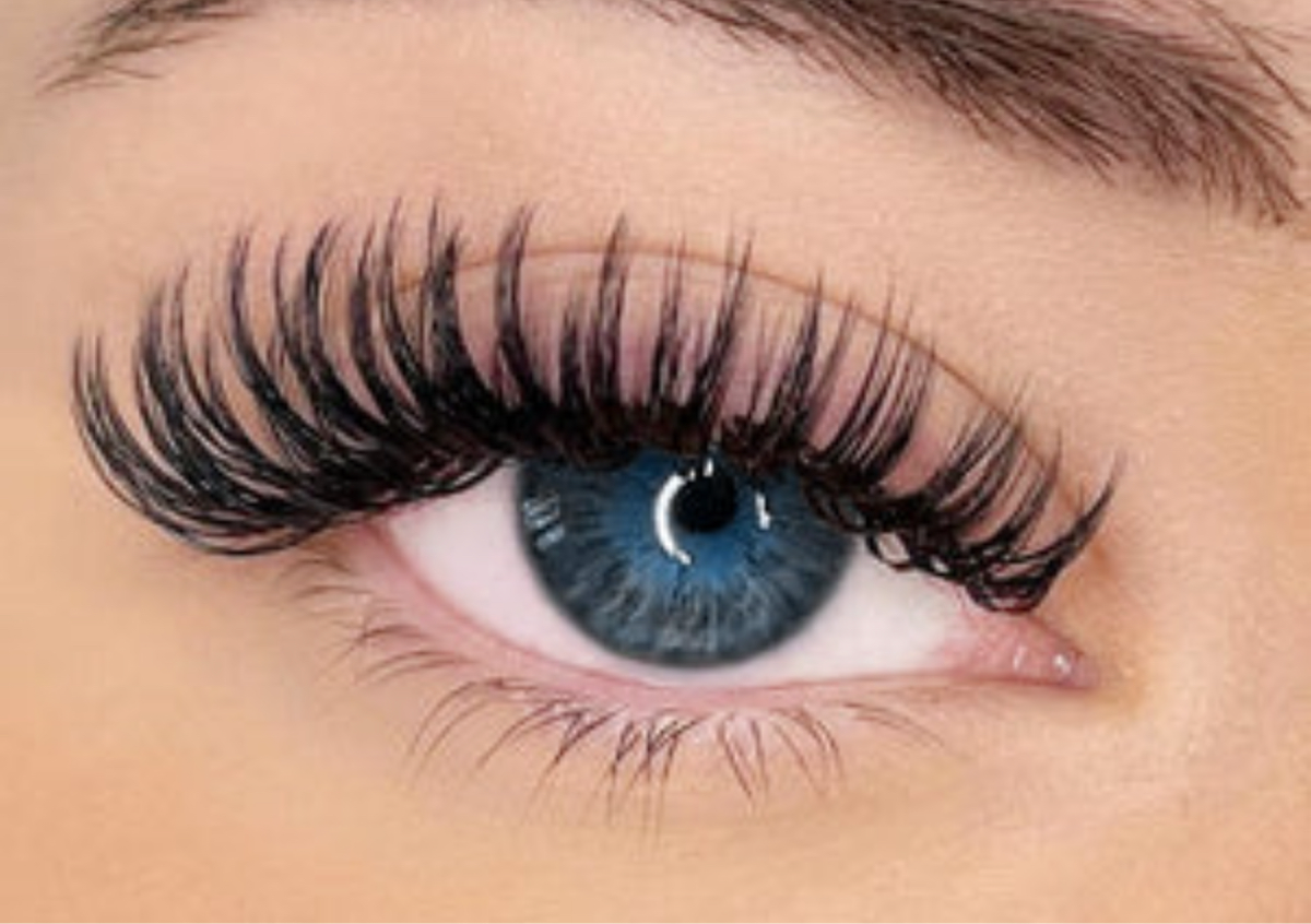 Wet Mascara Look Lashes - Full set