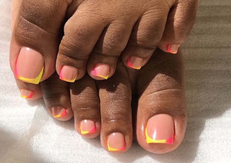French toes/color