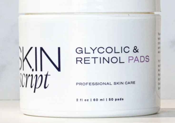 Skin script glycolic & retinol pads